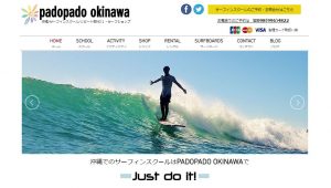 Webpage of padopado okinawa